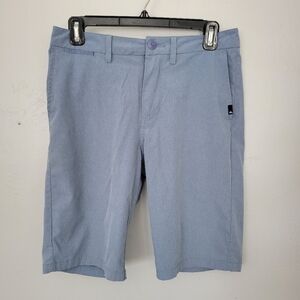 Quiksilver Amphibian 4 Way Stretch Shorts Boys 28 14 Blue Summer Outdoors
